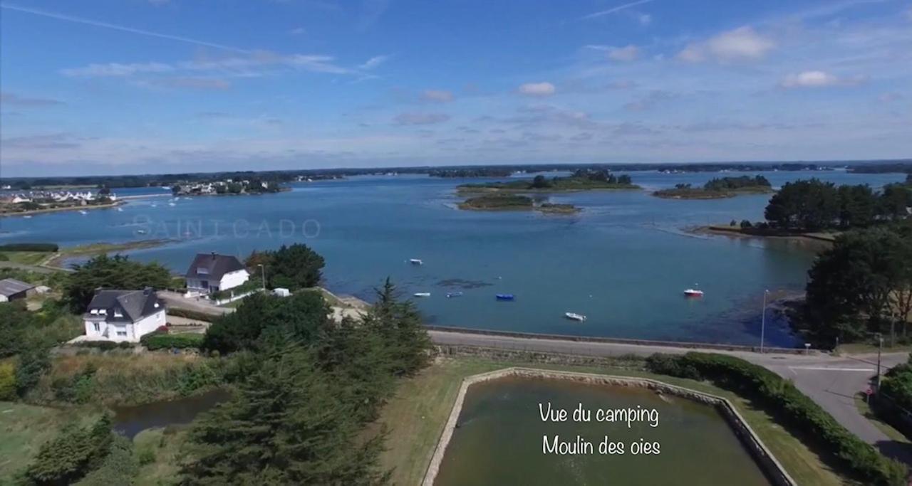 Camping Paradis Le Moulin Des Oies Belz ภายนอก รูปภาพ