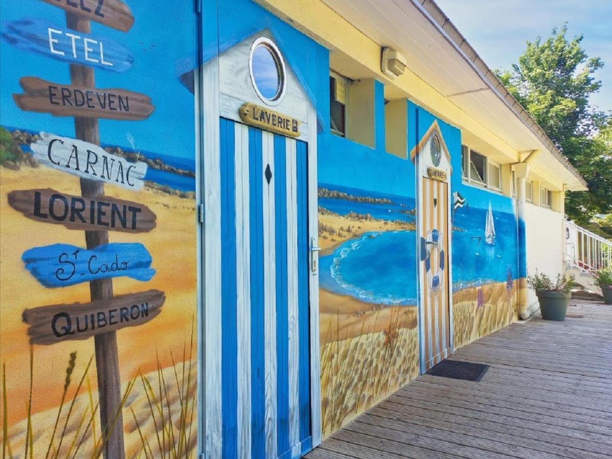 Camping Paradis Le Moulin Des Oies Belz ภายนอก รูปภาพ