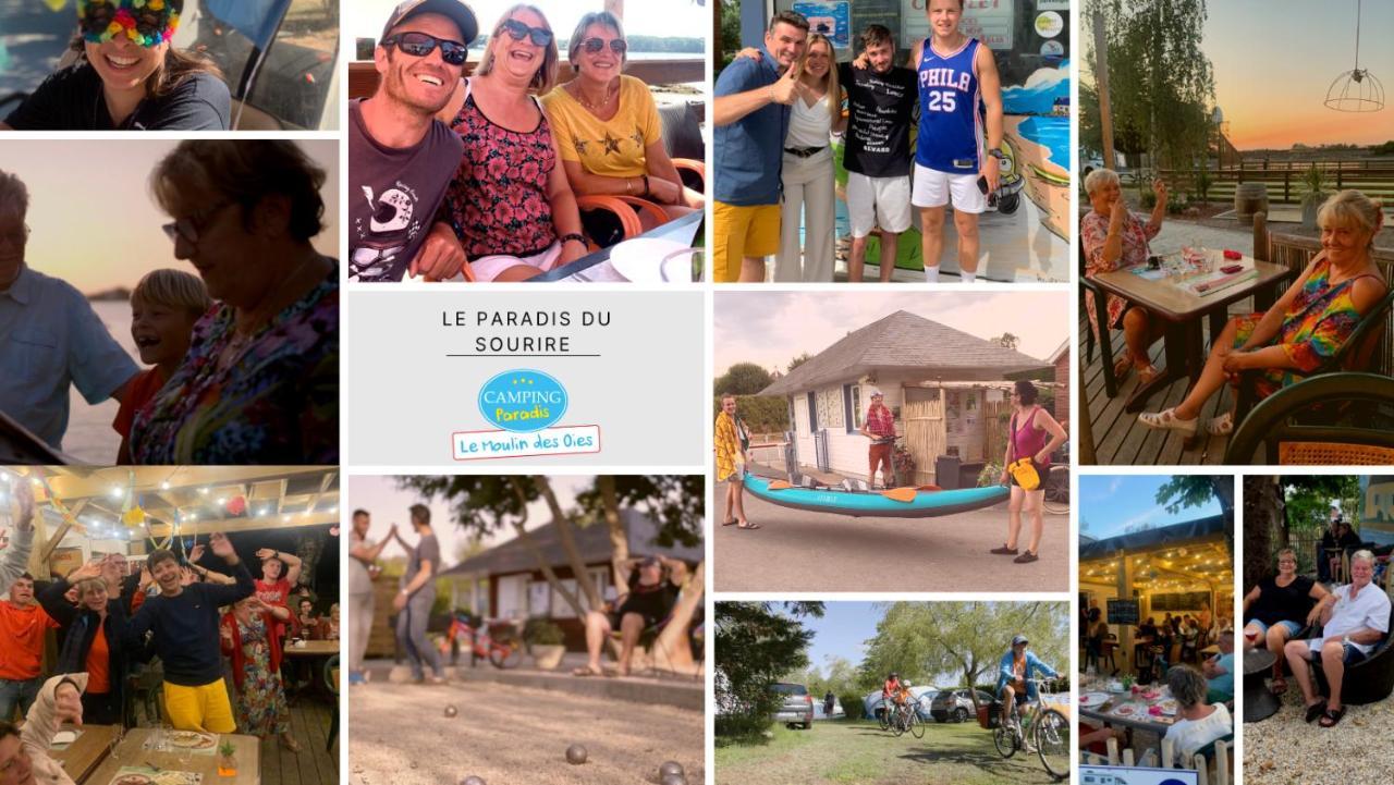 Camping Paradis Le Moulin Des Oies Belz ภายนอก รูปภาพ