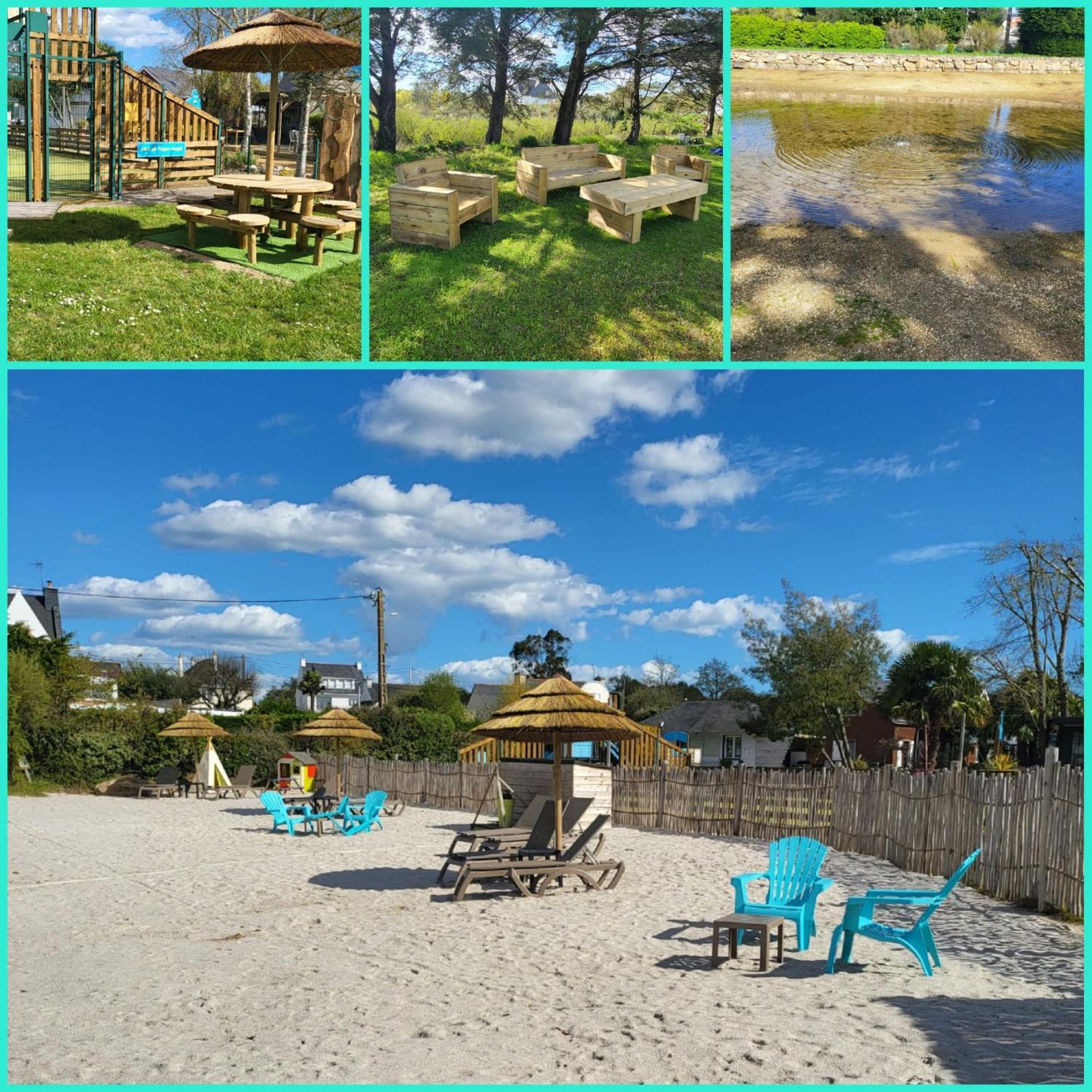 Camping Paradis Le Moulin Des Oies Belz ภายนอก รูปภาพ