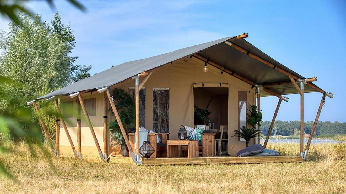 Camping Paradis Le Moulin Des Oies Belz ภายนอก รูปภาพ